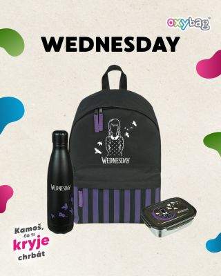 Halloween už síce bol, ale dizajn Wednesday je trendy celý rok. Čierno-fialová, temná, osobitá, štýlová. Taká je naša...